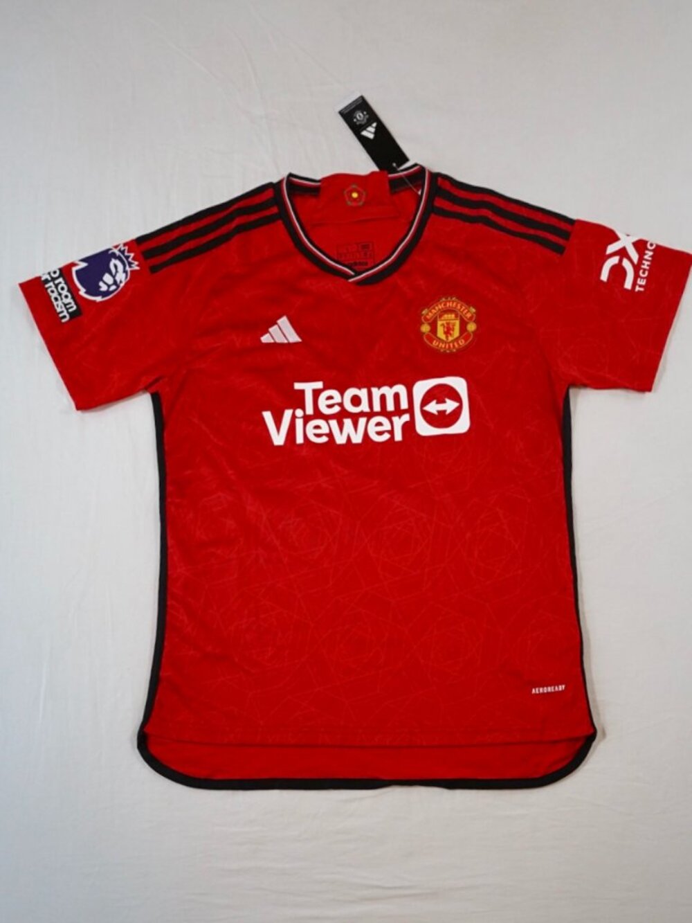 Red Adidas Rashford Man U Home Jersey